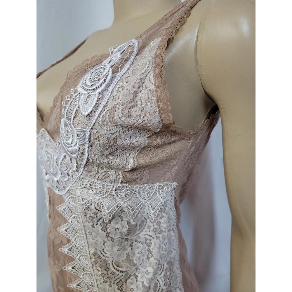 ONE OF ONE Kokholm Sisters Women's Size M Luxurious Lace Brown babydoll #B - Picture 7 of 11